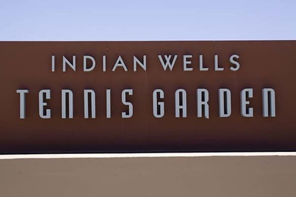 Indian Wells Tennis garden Sign